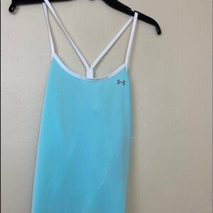 🆕 women’s Heat Gear Top. Green. Sz S.